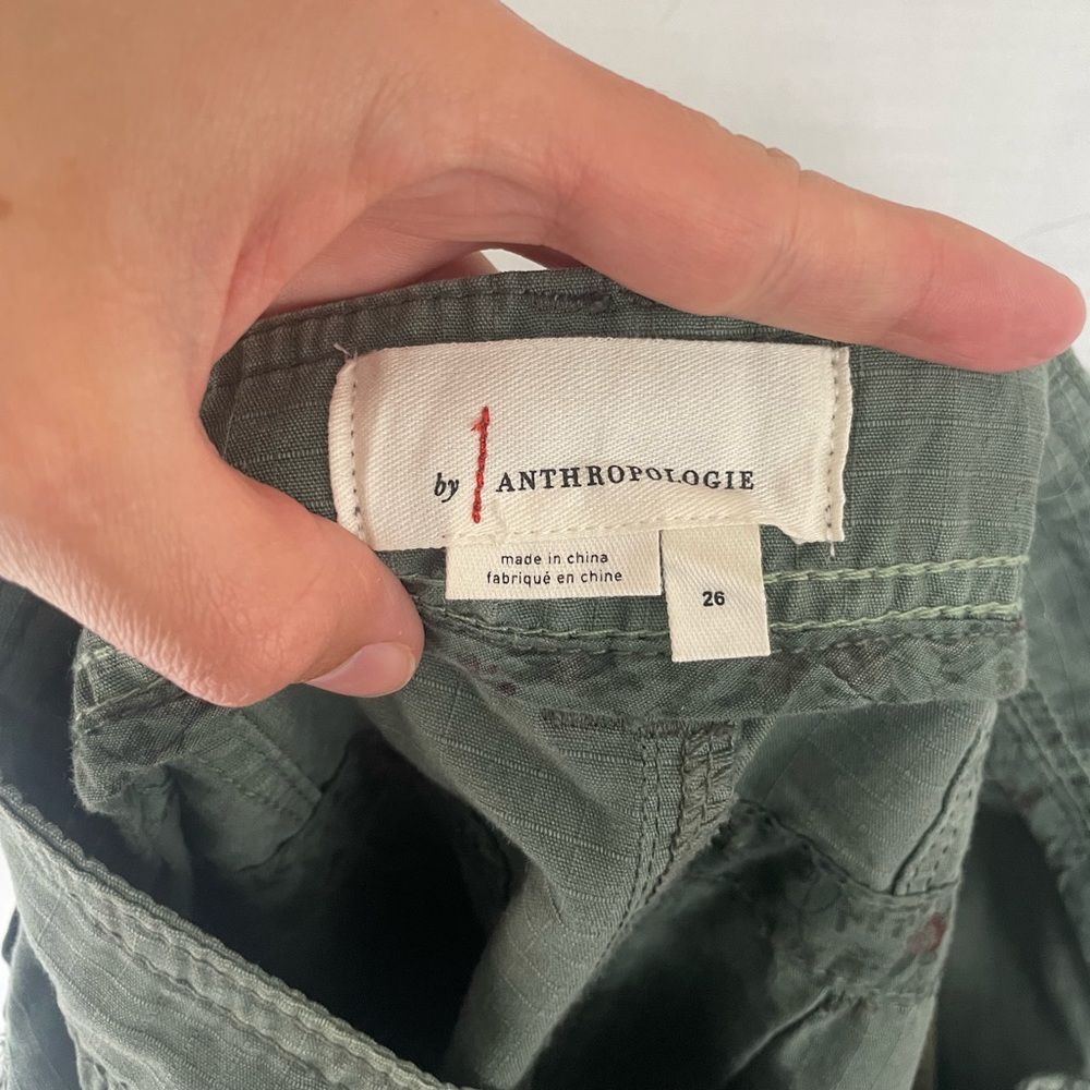Anthropologie Army Green Pants